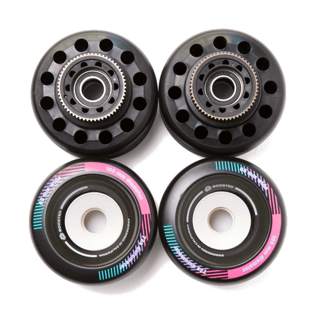 BOOSTED 105MM 72A BLACK electric skateboard WHEELS